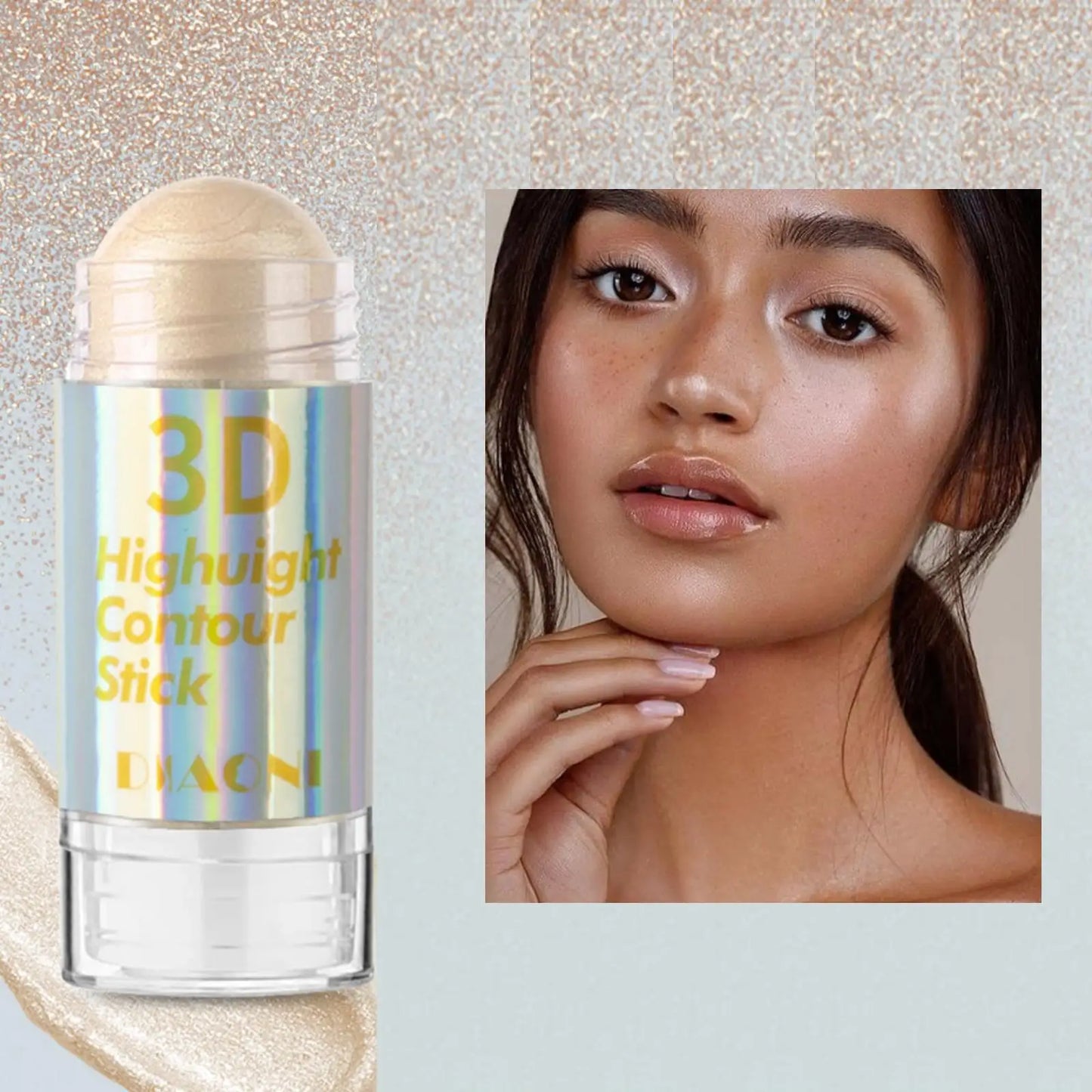 3D Face Brighten Highlighter Stick