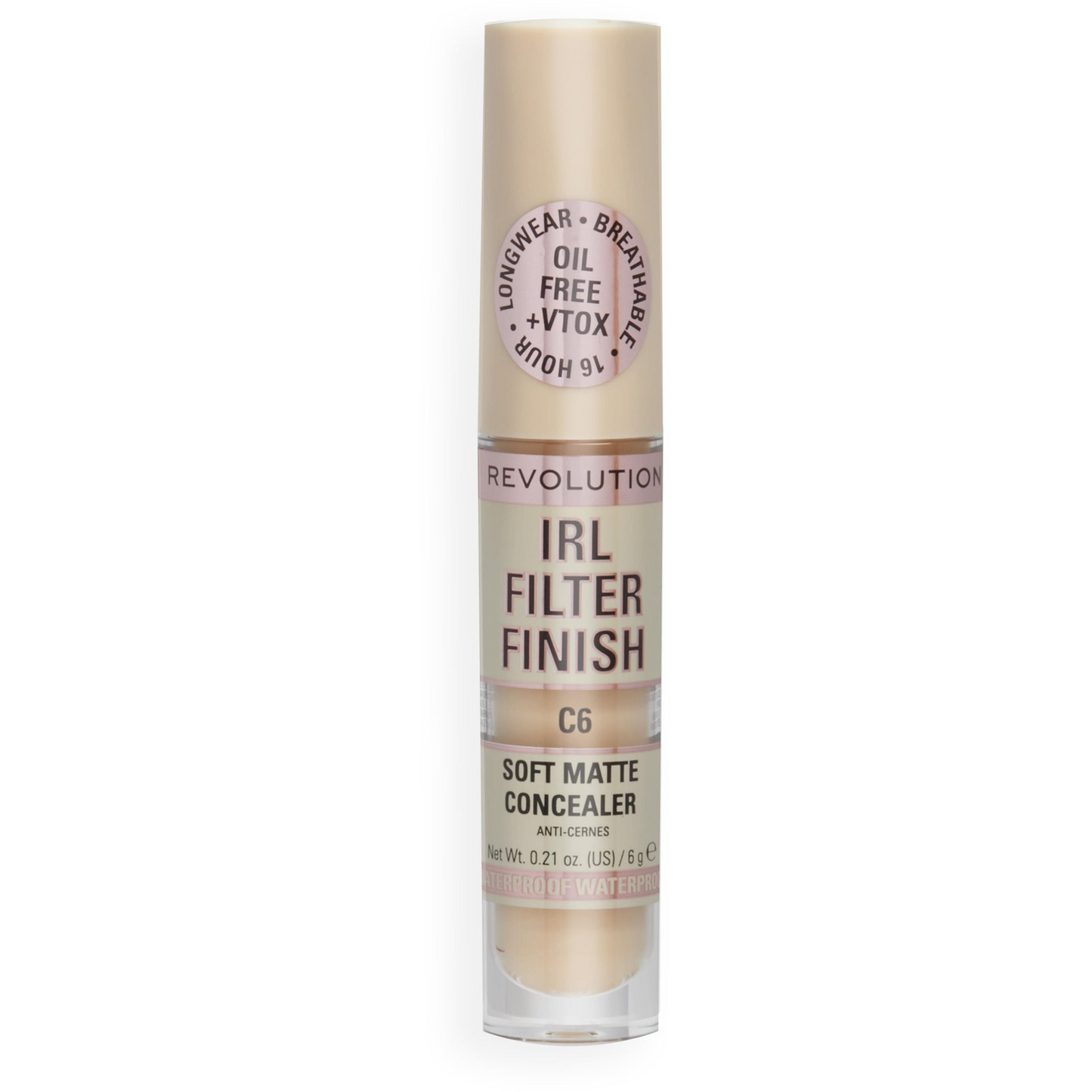REVOLUTION IRL Filter Finish Concealer C6 6 g (5057566613224)