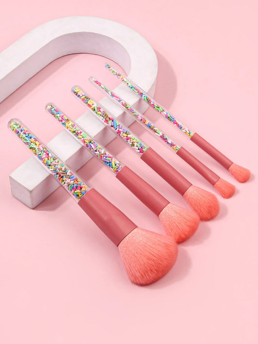 5 Pcs High Quality Cosmetic Brush Set-1