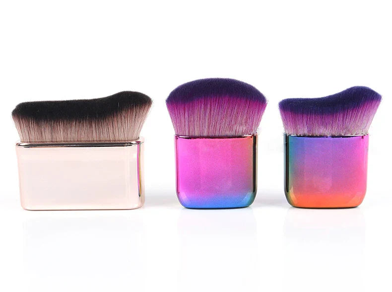 Angled Bronzer Makeup Brush Portable Handle