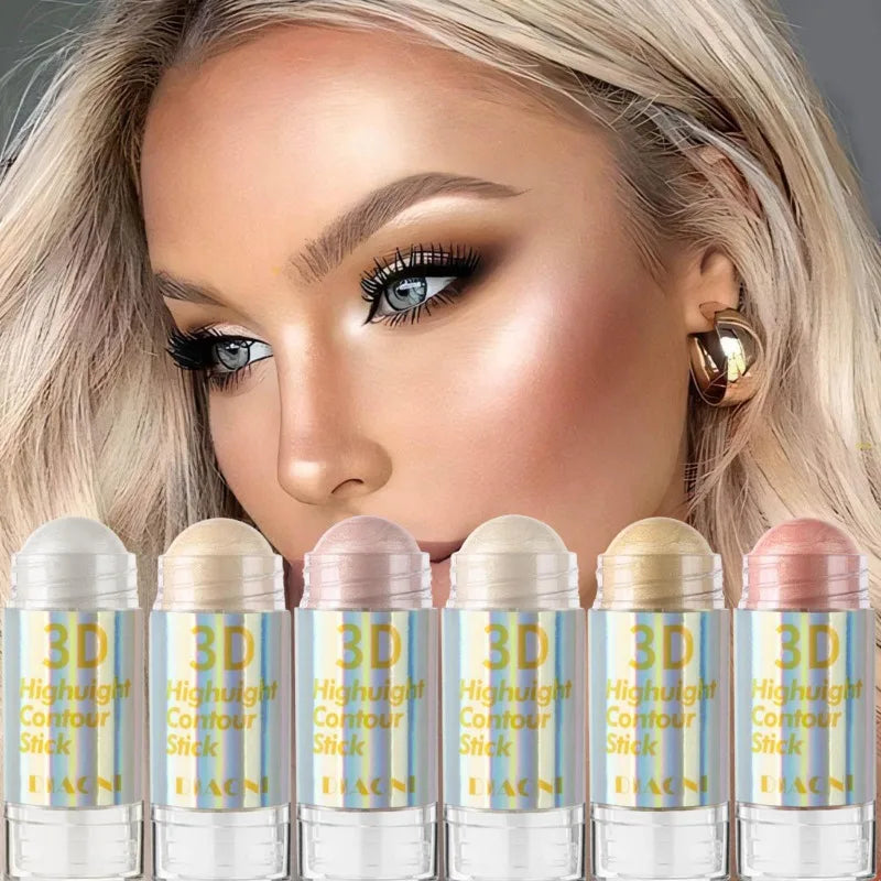 3D Face Brighten Highlighter Stick