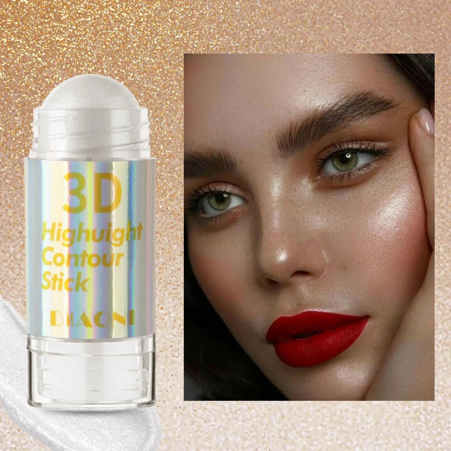 3D Face Brighten Highlighter Stick