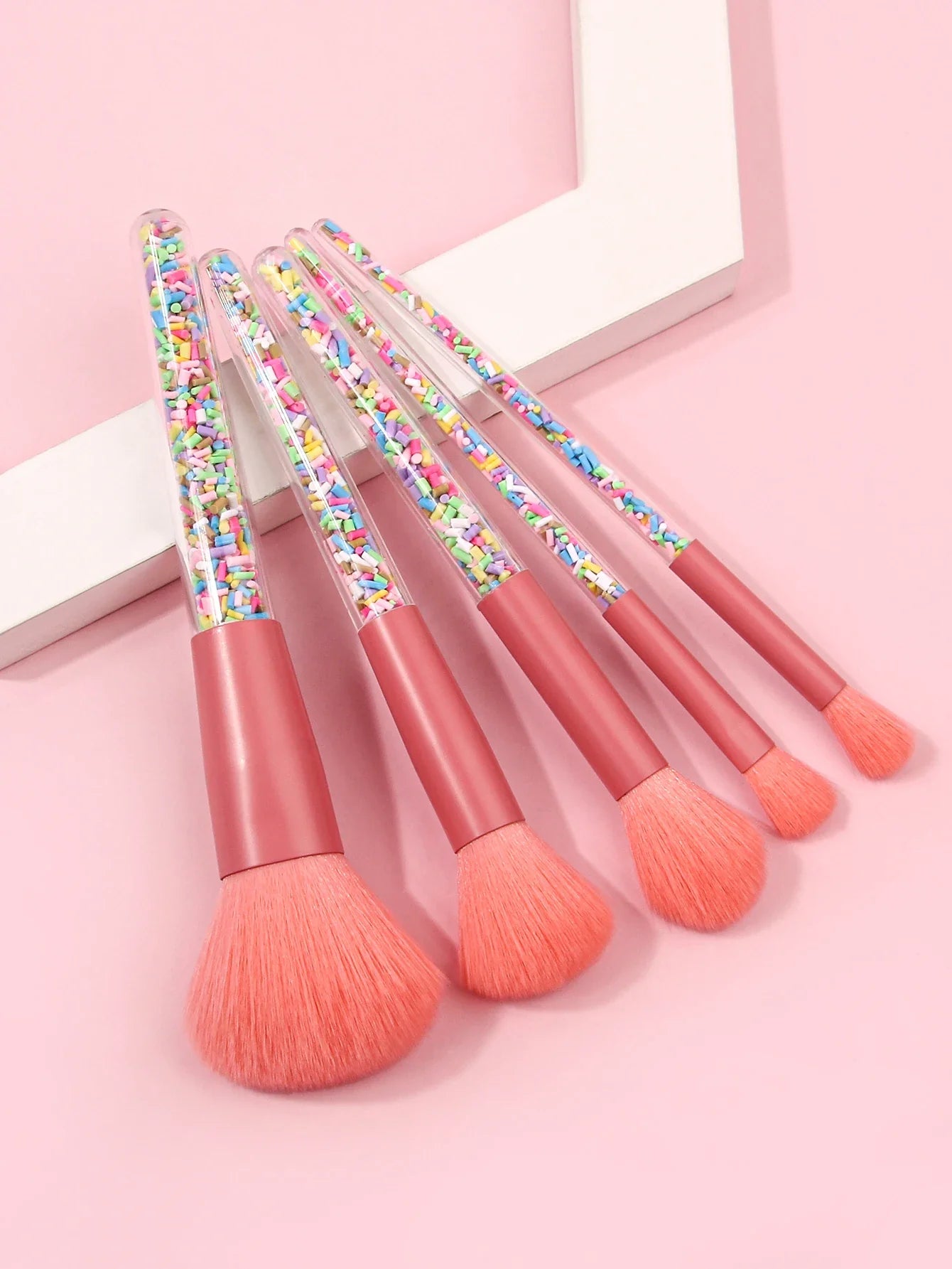 5 Pcs High Quality Cosmetic Brush Set-0
