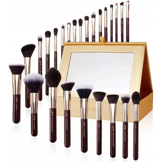 JESSUP SET makeup brushes T285 25 pieces + jewelry box