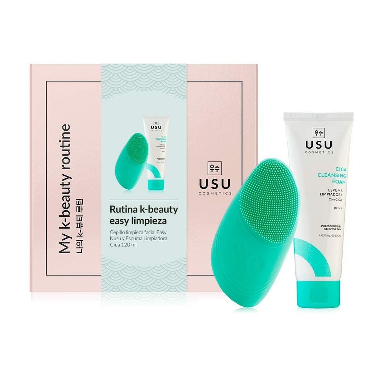 Unisex Cosmetic Set USU Cosmetics My K-Beauty Easy Rutine 2 Pieces-0