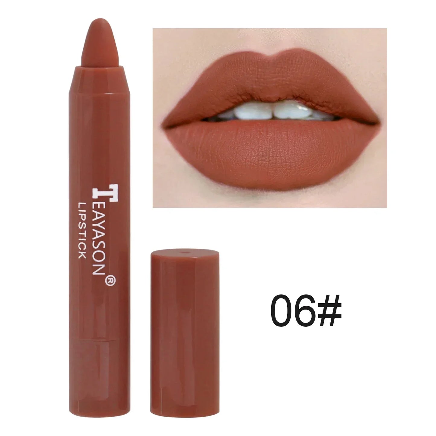 Nude Brown Lipliner Pencil 12 Colors Matte Waterproof Lip Makeup