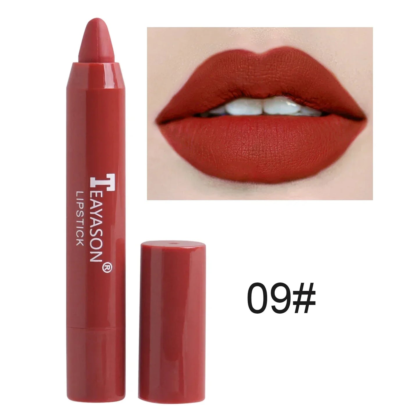 Nude Brown Lipliner Pencil 12 Colors Matte Waterproof Lip Makeup