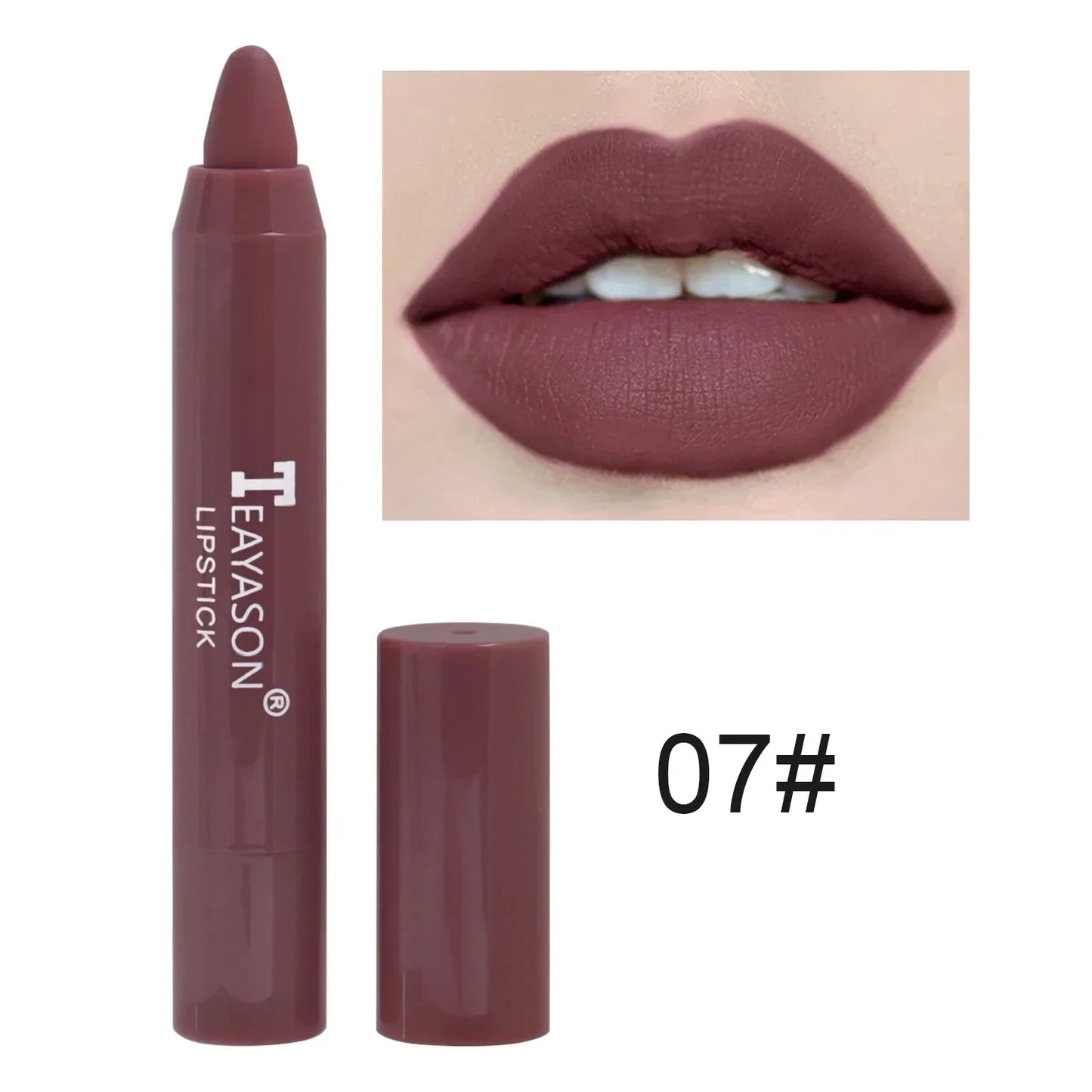 Nude Brown Lipliner Pencil 12 Colors Matte Waterproof Lip Makeup