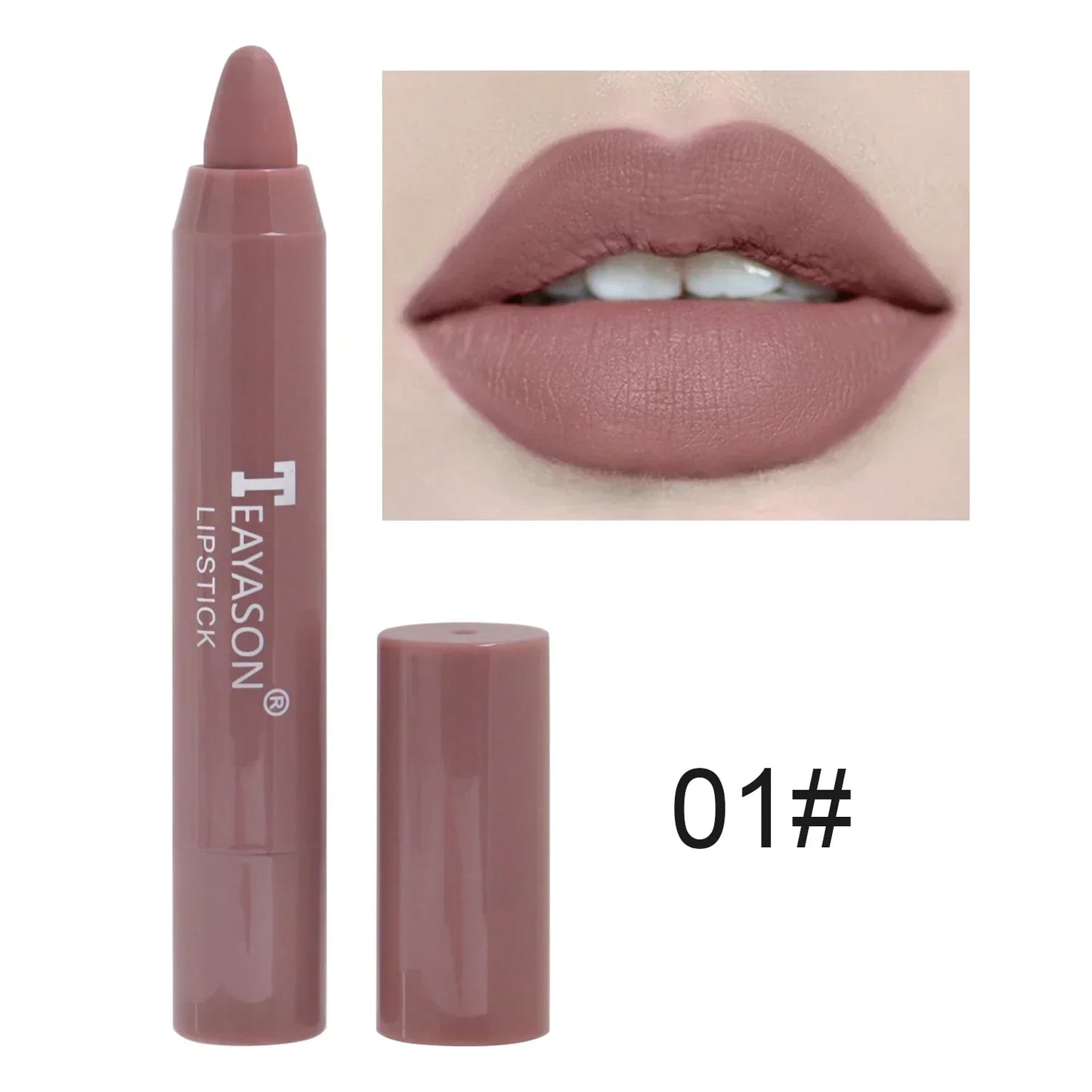 Nude Brown Lipliner Pencil 12 Colors Matte Waterproof Lip Makeup
