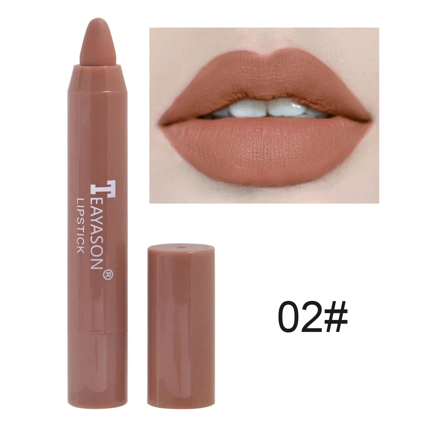 Nude Brown Lipliner Pencil 12 Colors Matte Waterproof Lip Makeup