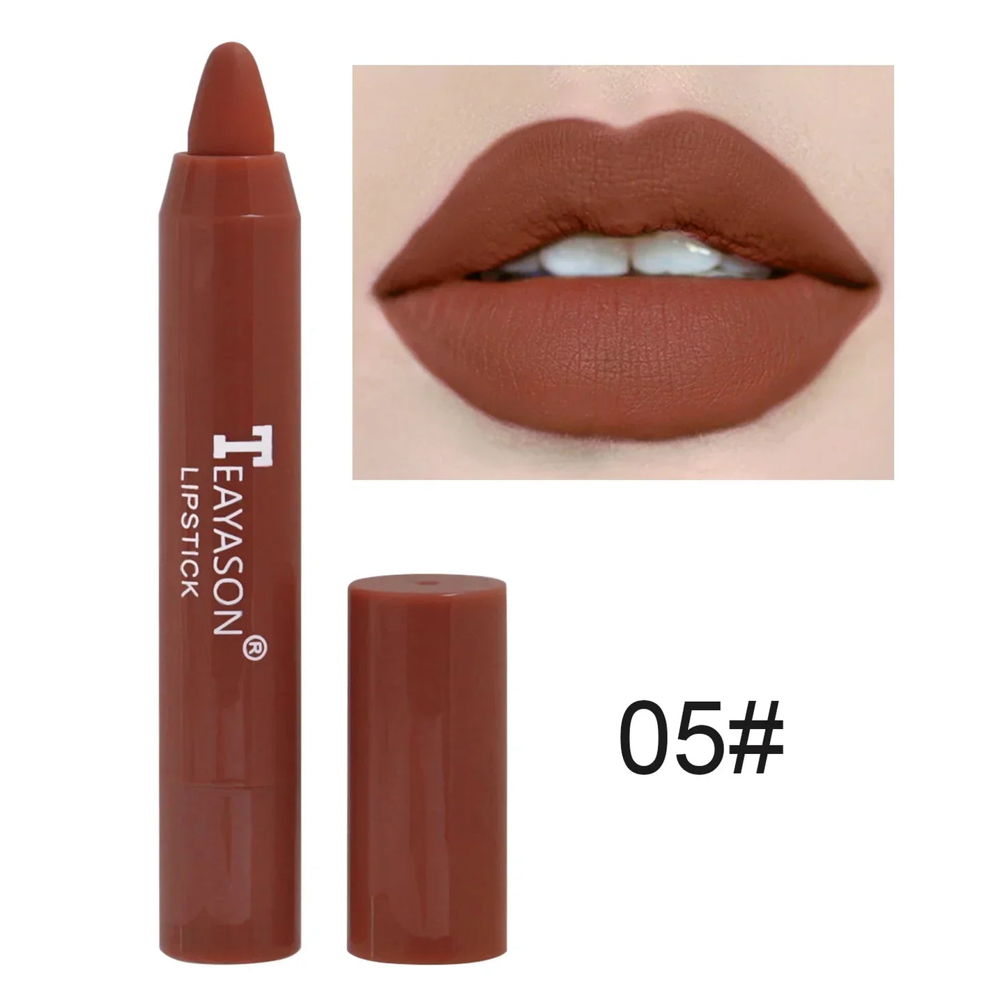 Nude Brown Lipliner Pencil 12 Colors Matte Waterproof Lip Makeup