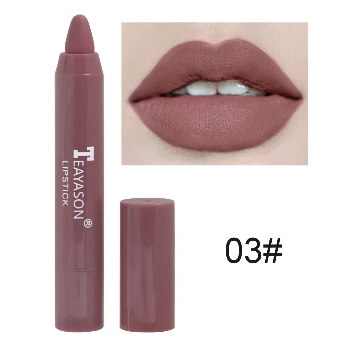 Nude Brown Lipliner Pencil 12 Colors Matte Waterproof Lip Makeup
