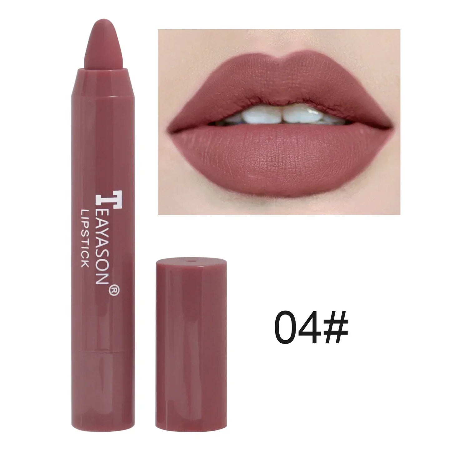 Nude Brown Lipliner Pencil 12 Colors Matte Waterproof Lip Makeup