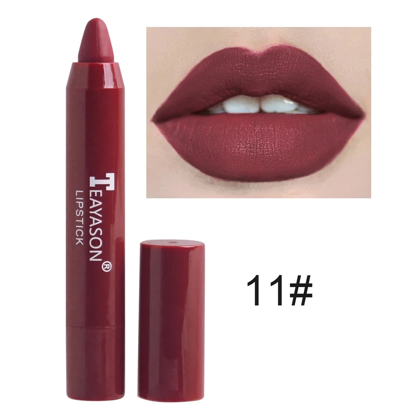 Nude Brown Lipliner Pencil 12 Colors Matte Waterproof Lip Makeup