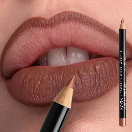 Slim Lip Pencil Nude Matte Creamy Waterproof Lipliner