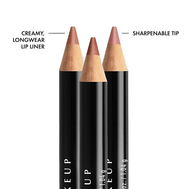 Slim Lip Pencil Nude Matte Creamy Waterproof Lipliner