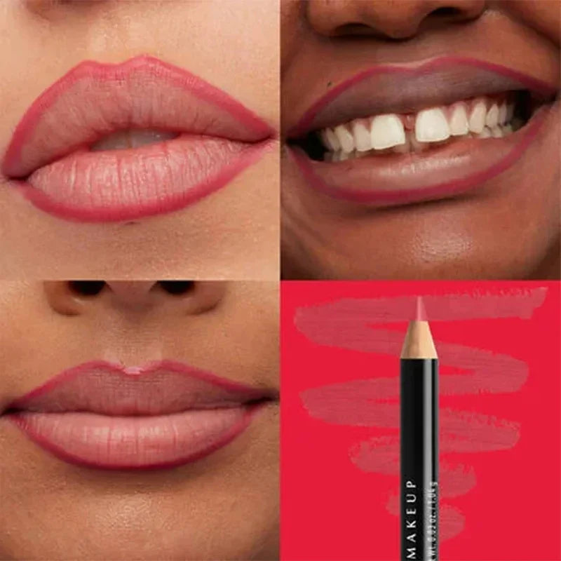 Slim Lip Pencil Nude Matte Creamy Waterproof Lipliner