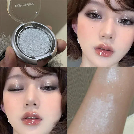 Herorange  Smoky Pearl Glitter Eyeshadow Palette