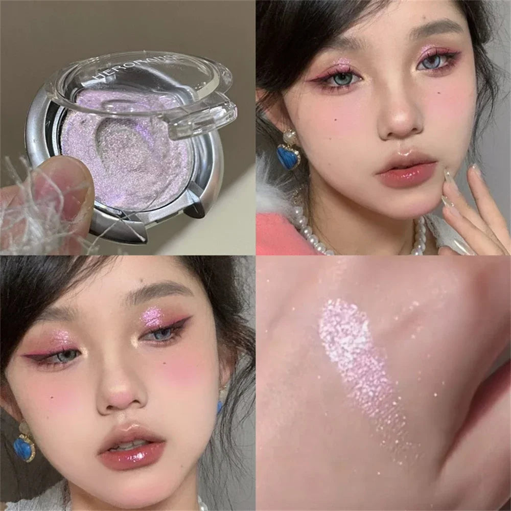 Herorange  Smoky Pearl Glitter Eyeshadow Palette