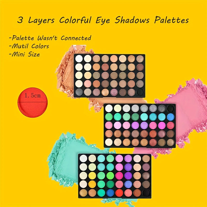 Three-layer Eyeshadow Palette